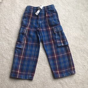 Mini Boden tartan pants